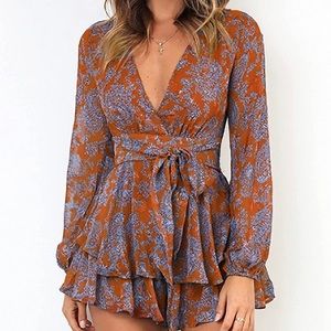 Super cute Fall romper